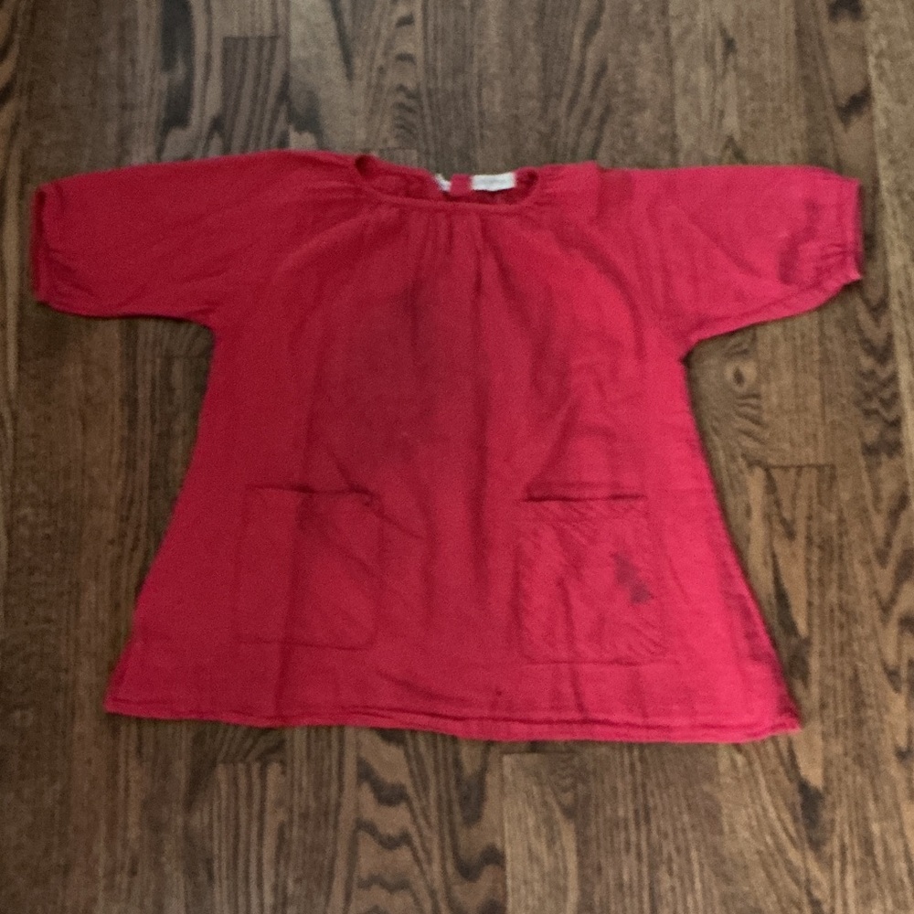 Red Long Sleeve Kids Tee